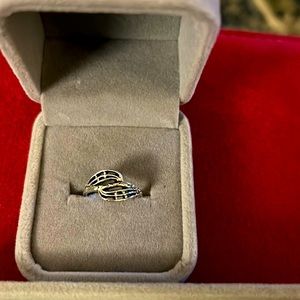 Toe Ring Leave Design Silver